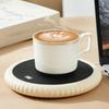 Round Dish Heating Plate Temperature-adjustable Cat Bowl Heating Pad Cat Bowl Heater  Winter