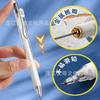 Morning MG Guang Ben Wei 0.5mm Mechanical Pencils with 0.7mm Non-Breaking 2B Lead for First and Second Grade Students, Push-Button Design.