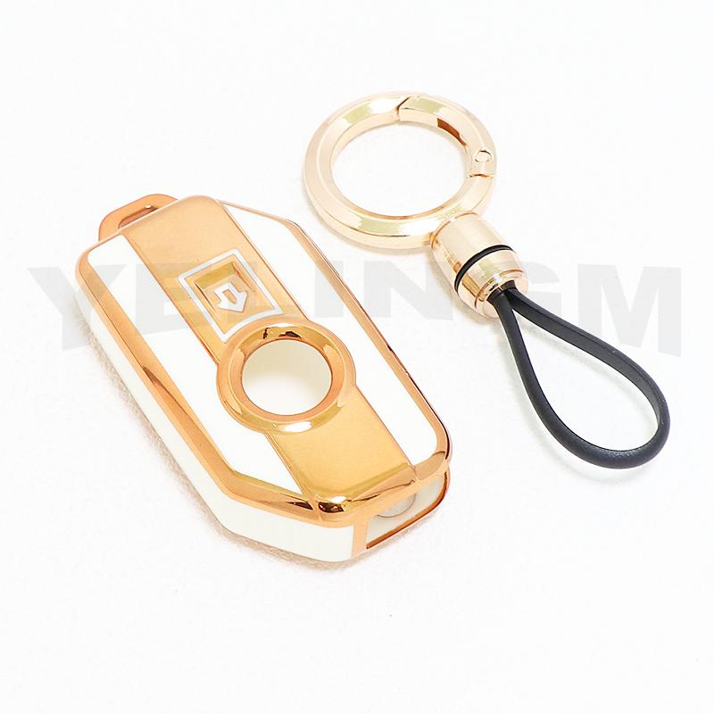 YELINGM TPU for BMW R1200RS F900xr R1250gs C400gt K1600gt R1200GS Lc R1200RT Motorcycle Key Case Cover Accessories