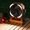 Camping Fan with LED Lantern 4  s 270 Degree   Large   Volume USB Rechargeable Outdoor Tent Fan with Light Hook