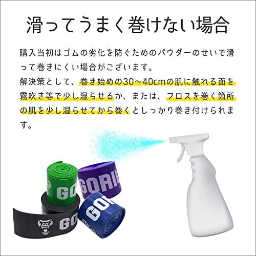 GORILLA SQUAD Gorilla Floss Bands, Green and Blue, Set of 2, 250cm x 5cm