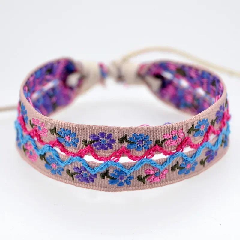 Bohemia Weave Rope Friendship Bracelets For Woman Men Cotton Handmade Charm Bracelet & Bangles Ethnic Jewelry Gifts