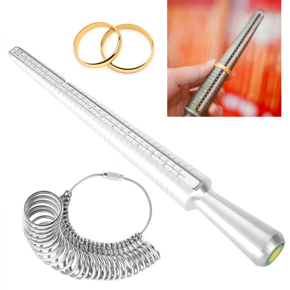 UK Size Measurement Ring Mandrel Stick Dual Measurement Jewelry Measuring Tool  Ring Wedding