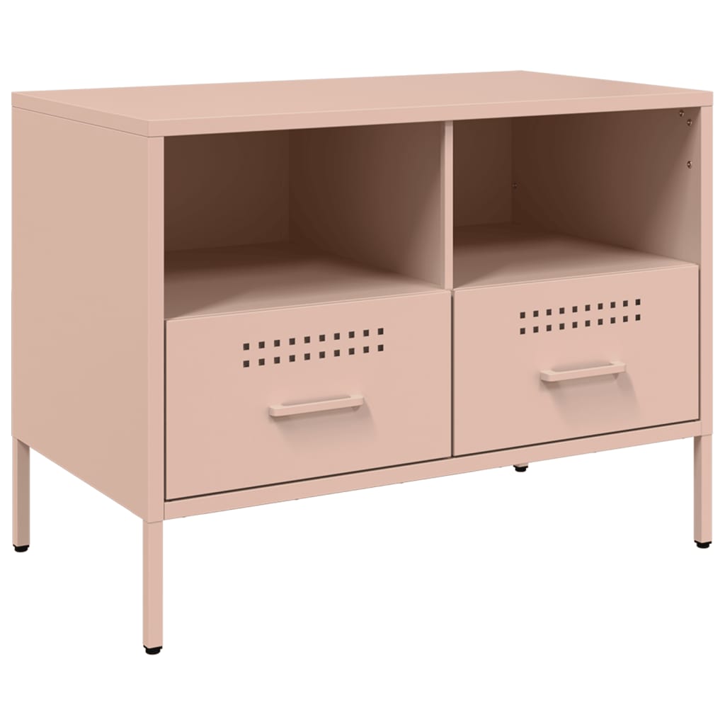 Pink TV Stand 68 X 39 X 50.5 Cm Steel