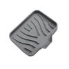 Confezione da 1 portasapone in silicone con scarico, cucina, bagno, vassoio antiscivolo per lavello, creativo, vassoio per sapone da tavolo per lavaggio, scolapiatti senza fori
