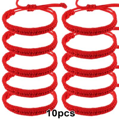 Adjustable Cotton Rope Braided Bracelets Couple Bracelets Braided Rope Friendship Bracelets Jewelry Gift for Women Men