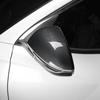 Car Decoration Door Mirror Cover For Hyundai Tucson NX4 -2025 Car Rearview Accessories Carbon Fiber Exterior Styling