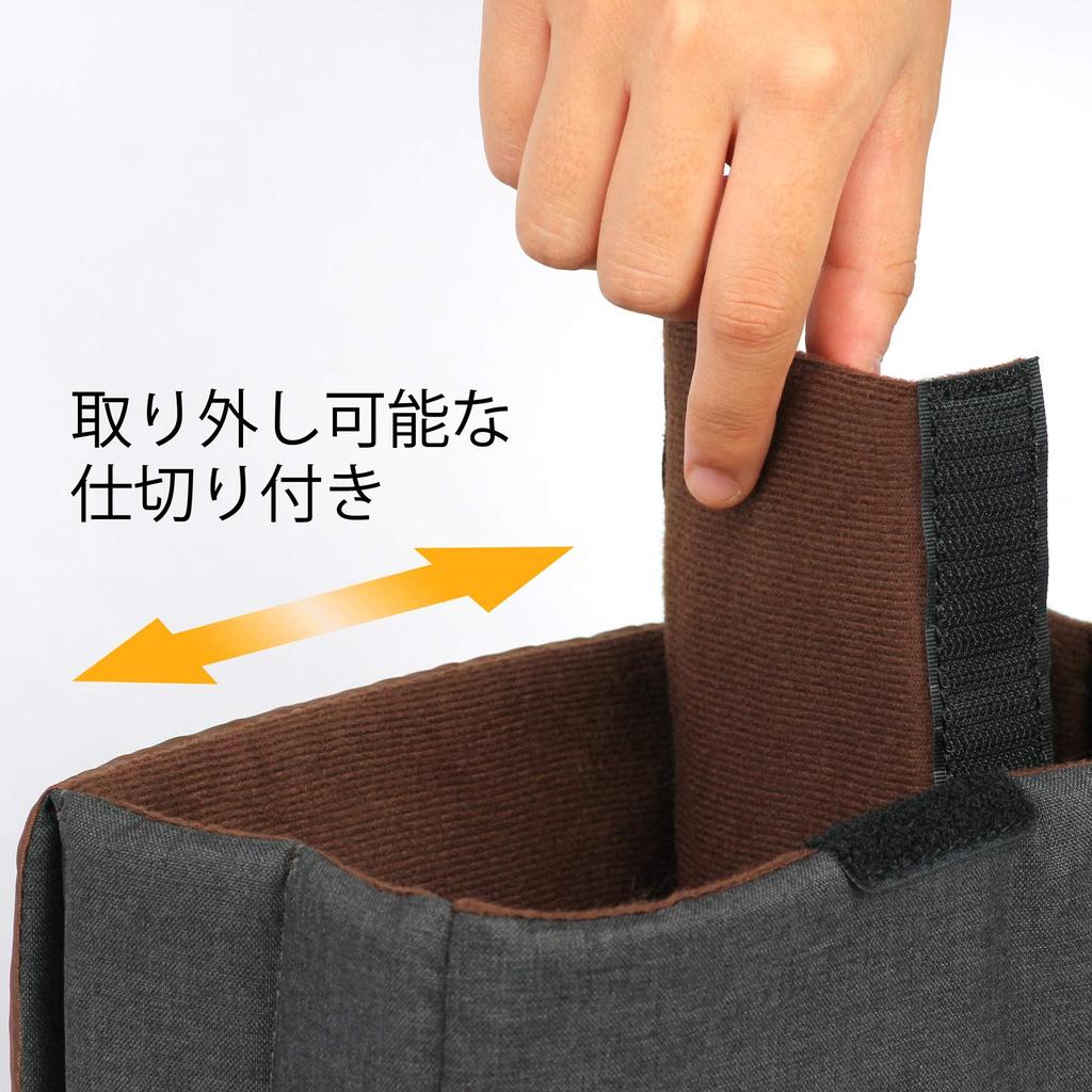 KENKO Camera Bag Luce Inner Box S Charcoal Gray Foldable 571998 1.7L