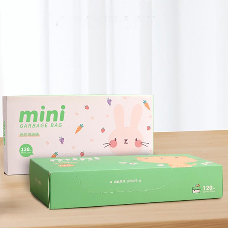 Household Trash Pouch Small Trash Bags Kitchen Storage Garbage Bags Cleaning Waste Bag for Car Table Trash Can
