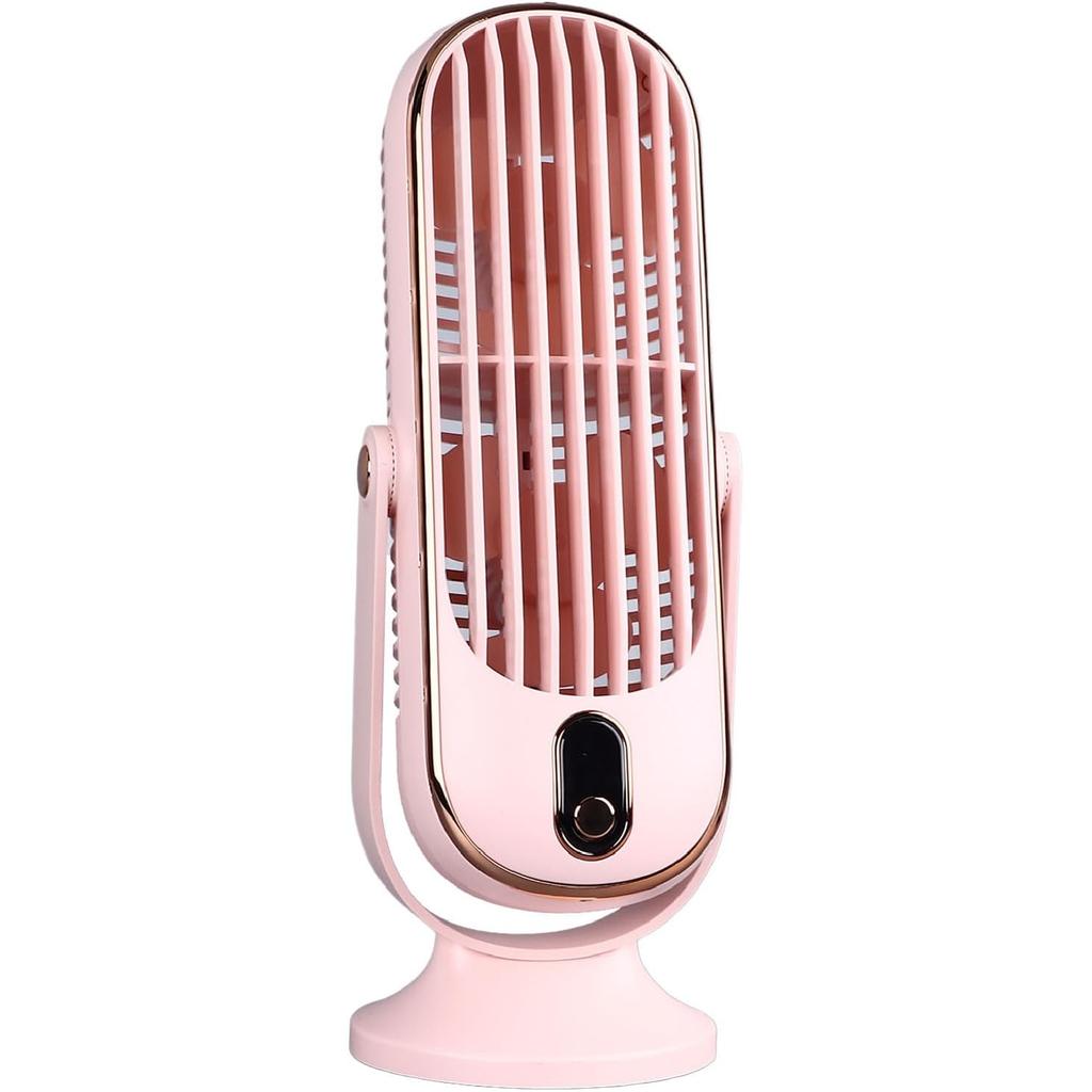 Table Tower Fan Portable USB Electric Cooling Fan with 5 Speeds Brushless Motor Standing Fans for Car Home Office ()