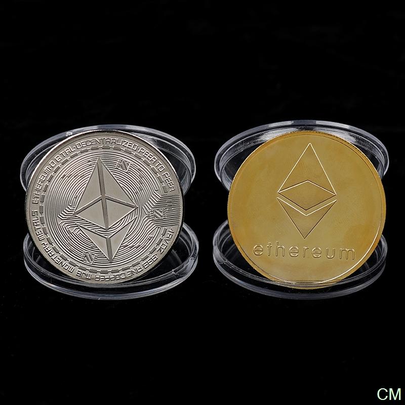 Creative Ethereum Coin Art Collection Physical Commemorative Collectibles