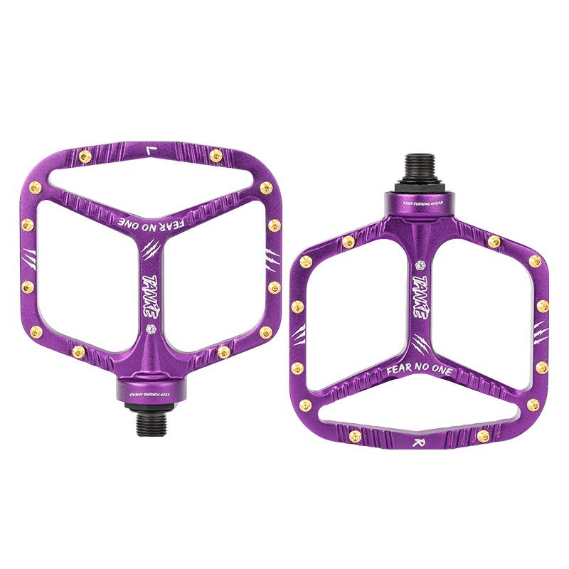 TANKE Lightweight Mountain Bike Pedals - Carbon Fiber, Anti-Slip, Waterproof, Wear-Resistant, Universal Fit