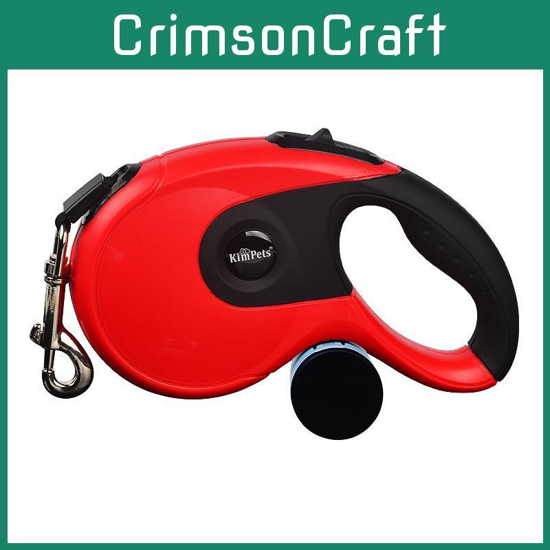 Traction Pet Rope With Abs Handle Andautomatic Telescopic Design For Training