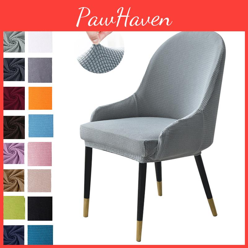 Cover Armchair Dinning Slipcover Chair Protector Curved Removable Antiskid
