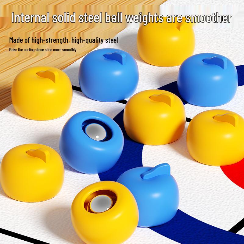 Cross-border Educational & Leisure Tabletop Ice Hockey and Curling Mini Game Set for Family Gatherings.