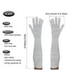 Breathable HPPE Cut Resistant Anti-Puncture Gloves Arm Protection Gloves Arm Sleeve  Long Arm Cover Work Safety Protective