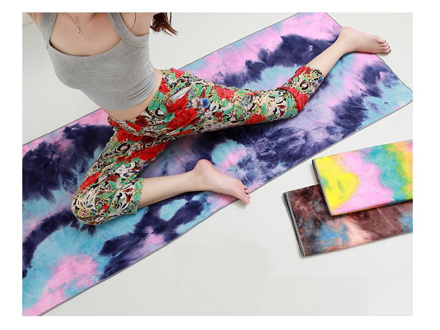 Bedrucktes Yoga Handtuch Decke Matte - Vielseitiges Fitness Tuch