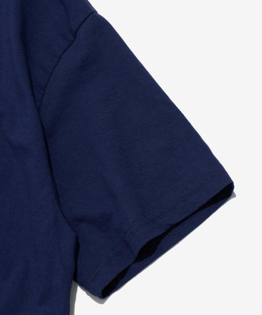 Wogseuaenko Surfboard Washed Short Sleeve T-Shirt (Navy)