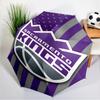 Kings Basketball Team Logo Umbrella 8-Frame for Travel, Camping, Casual Lightweight Portable Umbrella, Essential for Every Family Holidays Gift
