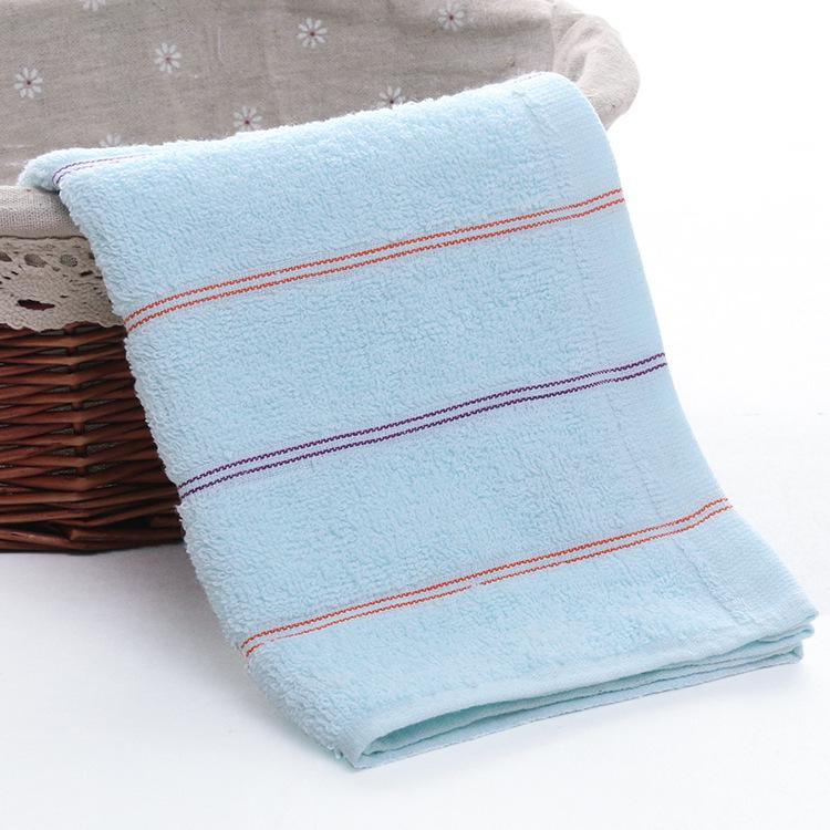 Plaid Cotton-Polyester Hand Towel - Soft, Absorbent, Ideal for Home & Hotel Use