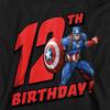 Captain America Childrens/Kids Pull Over 12th Birthday Hoodie