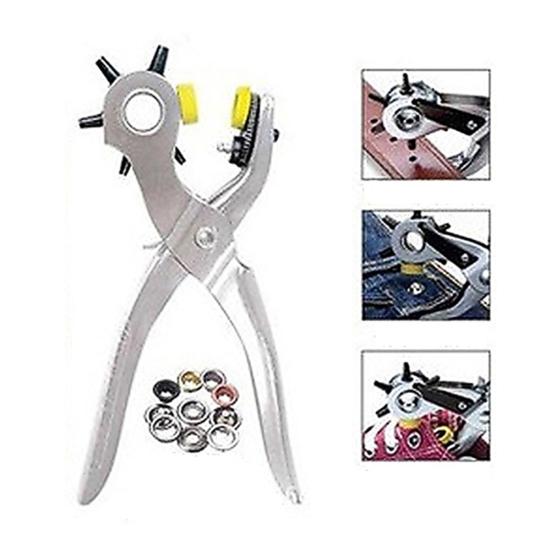 Multifunction Belt Hole Punch Strap Punching Forceps Complete Home Mending Solution