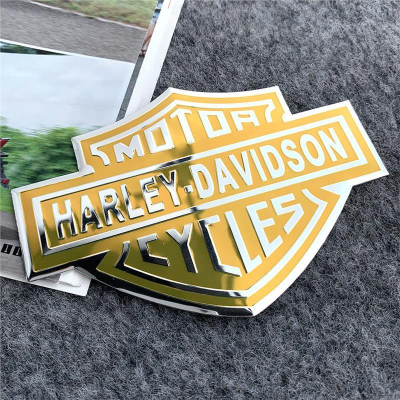 1 ks kovový hliníkový plech lebka kostra samolepka motocykly hlava 3D samolepka ocas palivová nádrž dekorativní samolepky pro Harley Davidson