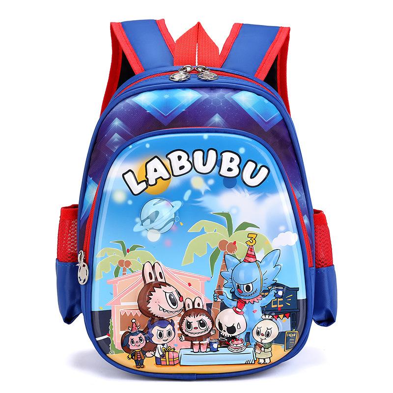 12-inch Schoolbag Boy Backpack 3D Three-dimensional Hard Shell Pull Cloth Cartoon Cute Girl Student Bag CLE