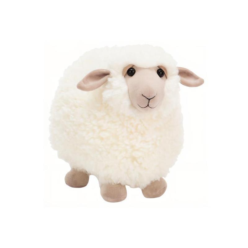 JELLYCAT Farm Animal Series Chubby Robbie Sheep Cute Doll Plush Doll 15cm/28cm Height