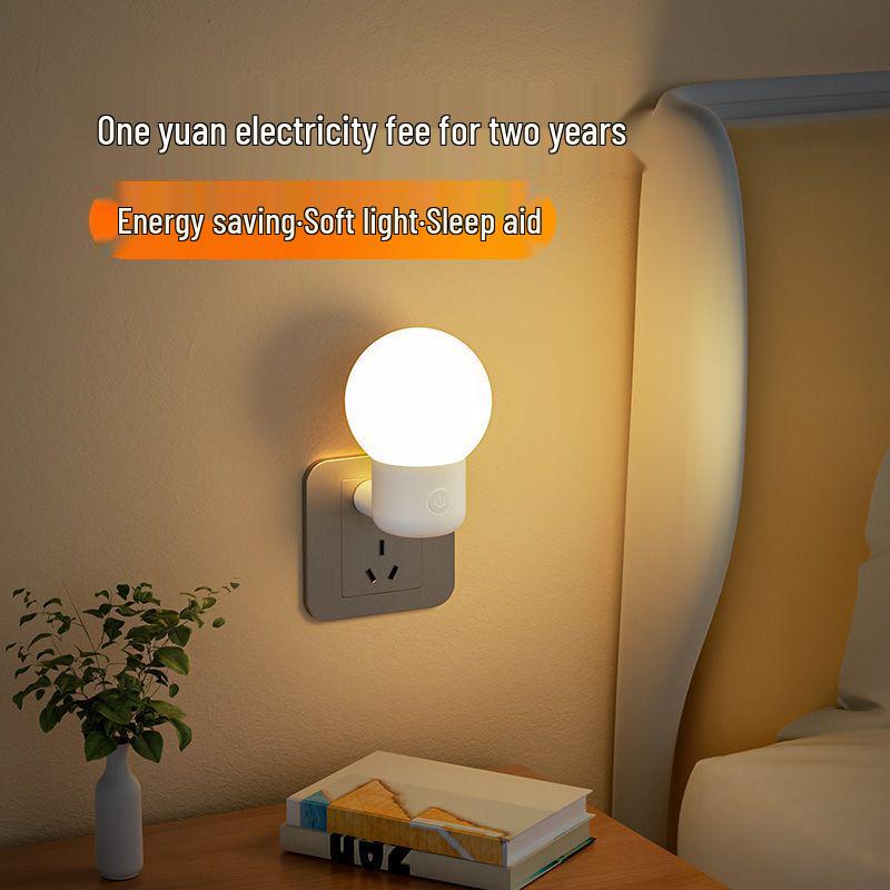 Energy-Saving Night Light with Remote Control - Ideal for Baby Feeding, Eye Protection, and Kids' Sleep. Free Shipping.
