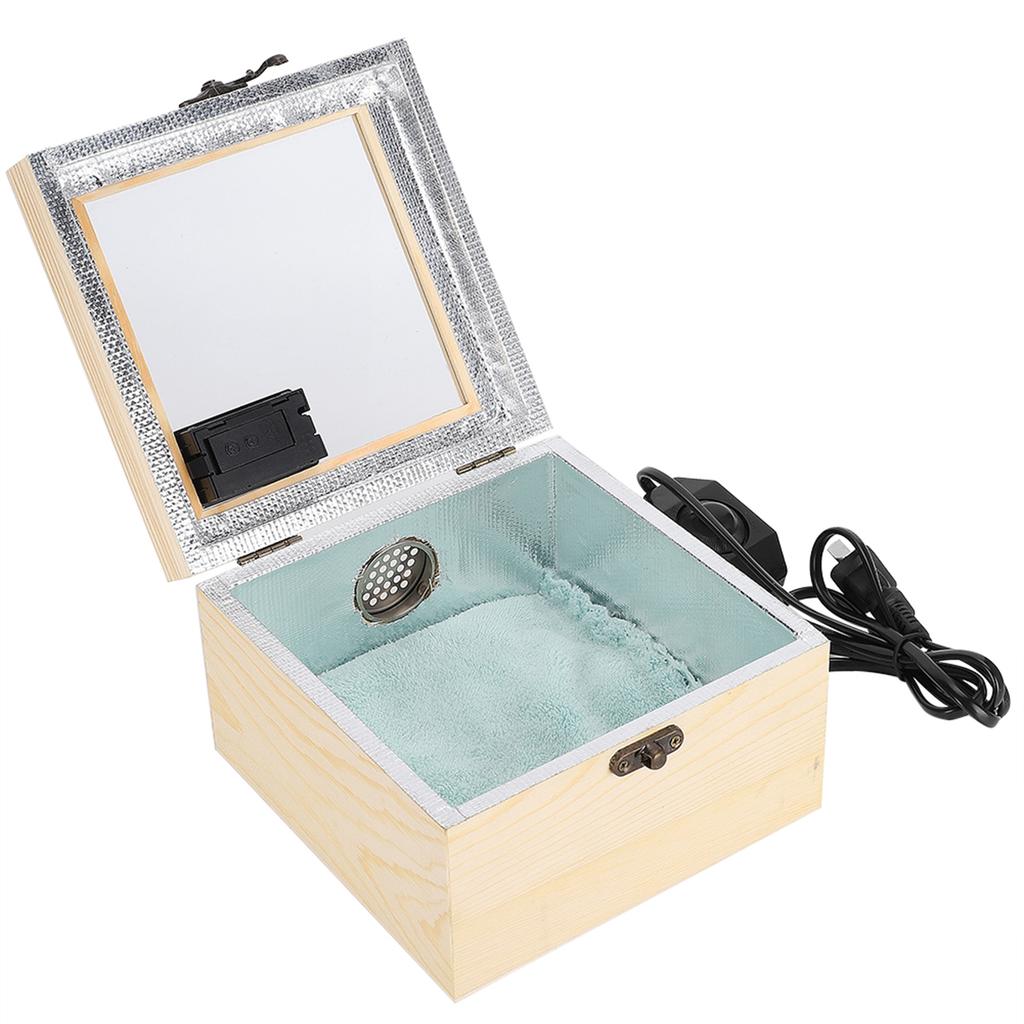 Tragbare Flip Vogel Zucht Box Holz Papagei Warm Inkubator Vogelkäfig