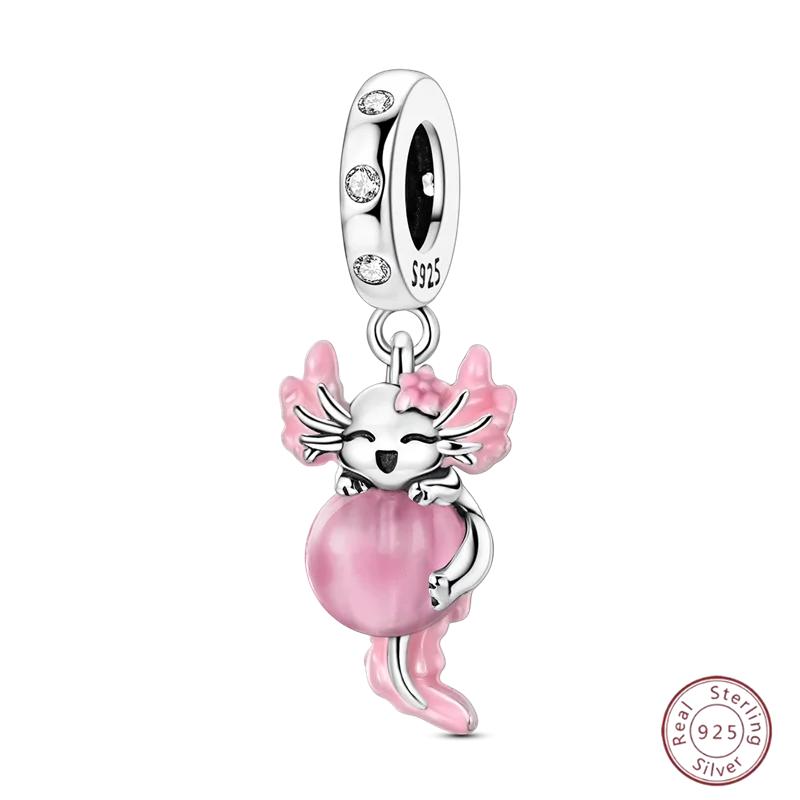 Firefly Cute Cats And Dogs Beaded Copper Pendant Suitable For Original Charms Bracelet Diy Exquisite Women Jewelry