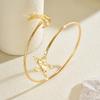 Hot-selling European and American Style Jewelry, Niche Star Moon Design Opening Bracelet Versatile High-end Arm Ring Woman