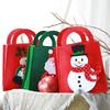 Christmas Bag Reusable Candy Tote Bag Christmas Tote Tote Mini Felt Bag For New Year Kids Present Home Decorations Gift