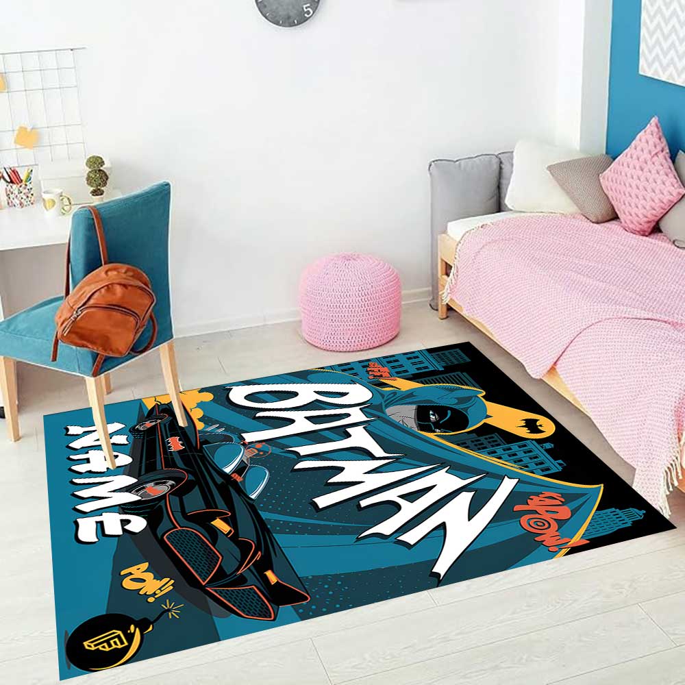 Warner Bros. Works Customize your name rug, office chair cushion, home bedroom living room gift.