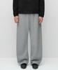 Brushed Curved Sweatpants [Medium Grey]