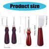 Leather Edging Skiving Beveler Metal Leather Skiver Tool Leather Cutting Trimmer Tool Wood Leather Edging Burnisher