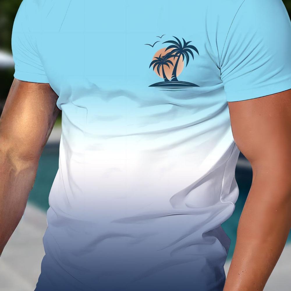 Men's Summer Color Changing Short Sleeved T-shirt
