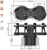 Auto Getränkehalter, 2 in 1 Runder 2-Becher-Ständer, Auto Becherhalter, Becher