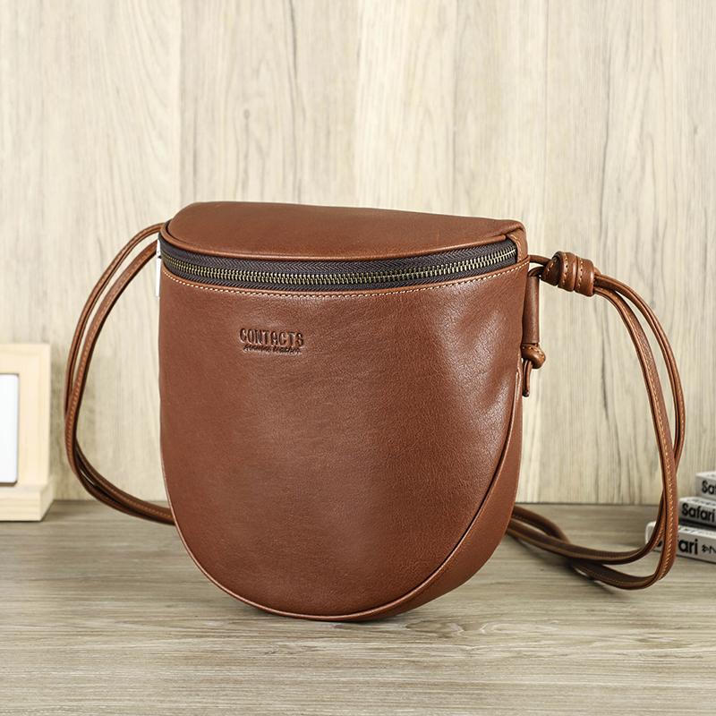 

Женские сумки через плечо из натуральной кожи CONTACT S, модные брендовые сумки через плечо, женские сумки для девочек, женские сумки для iPad Mini коричневый