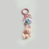 Flocking Mini Erchuang Keychain Storage Vinyl Cute Grain Jewelry Baby Bag Car Key Mobile Phone Bag Pendant Mengqu