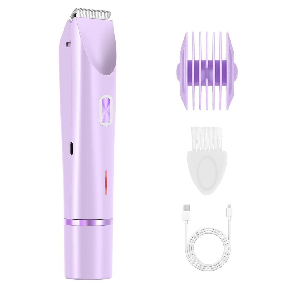 Double-headed Women's Hair Shaver 2 In 1 Private Parts Trimmer Electric Hair Remover  Eyebrows