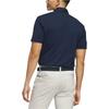 Adidas Ultimate365 Golf Twistknit Fashion Simple Soft Versatile Short Sleeve Polo Shirt Men Polo Shirts Navy-Blue JH1339