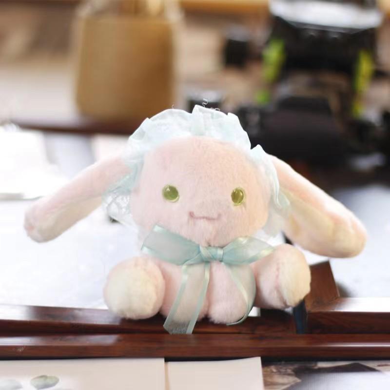 Adorable Plush Bunny Keychain Doll Cute Cotton Toy Couple Gift Soft Stuffed Animal