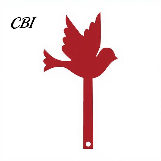 Briefkasten Namensschild Eisen Flagge, Metall Fliegender Vogel Form Briefkasten Pfahl Farbe Schild Schild, Dekorative Flagge Ersatz für Außen Garten Terrasse Dekoration
