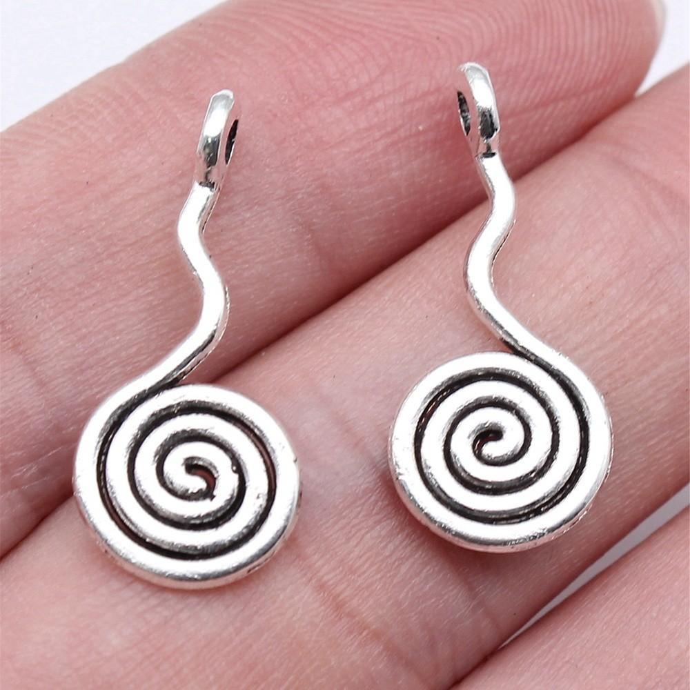 Berloques Pingentes Ondulados Gota de Água Espiral Materiais de Joalheria Infantil QC135