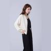 Mulberry Silk Women's Heavyweight Long Sleeve Baseball Jacket