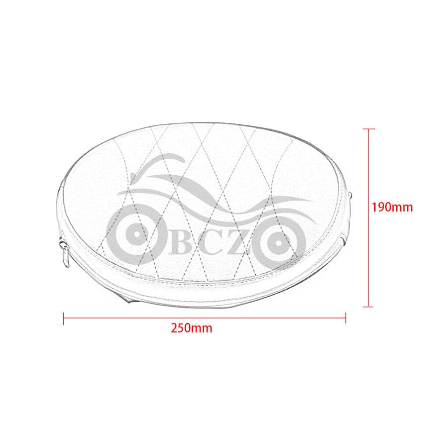 Indian Chief Motorcycle Rider Seat Backrest - Small Mesh Type