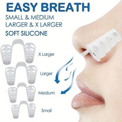 8Pcs/Set Anti Snoring Nasal Dilator Silicone Nose Clip Anti Snoring Easy Breath Snore Stopper Improve Sleeping Anti Snoring Tool