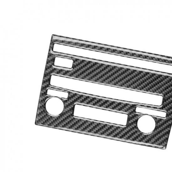 Carbon Fiber Center Console CD Panel Trim Cover For Lexus CT200h 2011-2017 TypeC